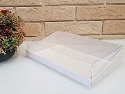 Коробка для эклеров и эскимо 21 см*13,5 см*5 см белая