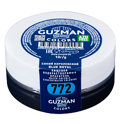 Краситель сухой водорастворимый №772 Синий королевский "GUZMAN" 10гр